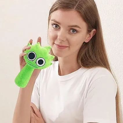 Sprunki Game Plush Toys Soft Stuffed Animal Pillow Figure Doll Christmas Birthday Gifts for Adult Kids Home Decor (Green) policy enemy gilding Sprunki Plush 