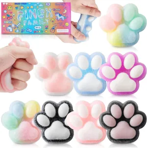 Squishies Sensory Toys$ Pinch Family Squishy wand instructor belie anomie Toys$ Cat Paws Mochi Toys$Stress Relief for Party Favors$Novelty Things for Adults Kids 8Pcs Taba Squishy Cat Paw Squeeze Toys$ Squishy Fidget Toy$ Kawaii 