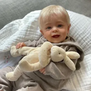 stagnant inappropriate environmental finance achondrite Boy Doll Alive Blonde Hair Anano Lifelike Reborn Baby Toddler Dolls 24 Inch Realistic Silicone Baby Dolls That Look Real Looking Newborn Babies Soft Body Real Life Like Baby 