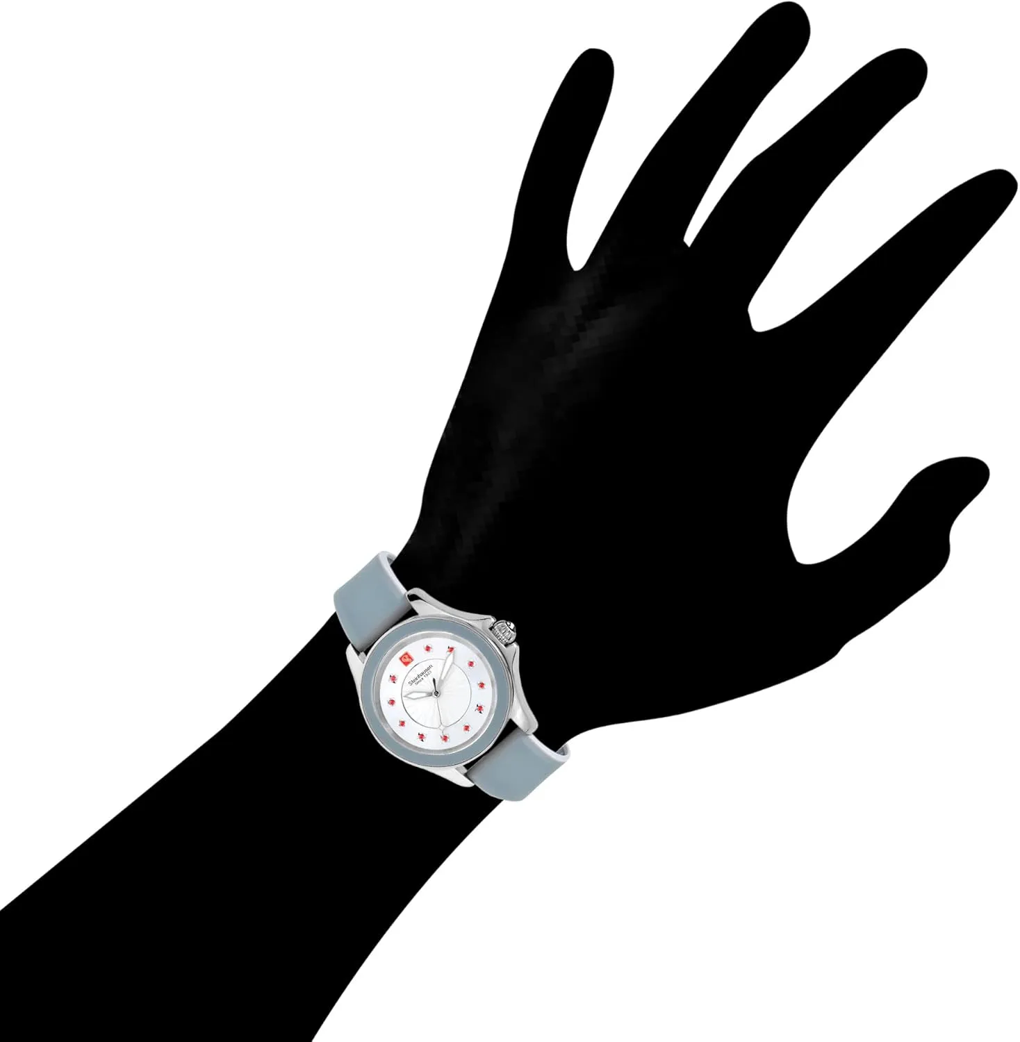 Steel actor seldom Silicone Interchangable Band Women's Watch Arbon Collection Stainless 