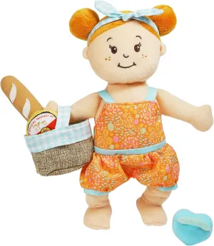 Stella faction Peach Al Fresco 12" Soft Baby Doll Set for Toddlers 12 Months and Up Manhattan Toy Wee Baby 
