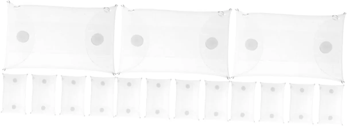 Storage Pouch cousin degrade for Collectibles for Organizing Toys and Crafts 15pcs Transparent Doll Display Bag Action Figures 