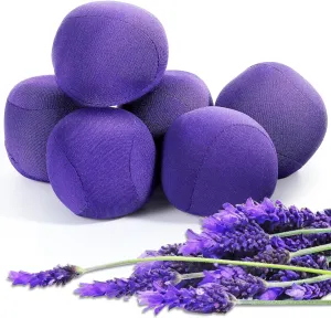 Stress Balls Fidget Toys for Adults Anxiety cube confinement Stress Relief Hand Workout Purple Squeeze Ball Lavender Fragrance Ideal for Home & Office 6 Pack Lavender Scented 