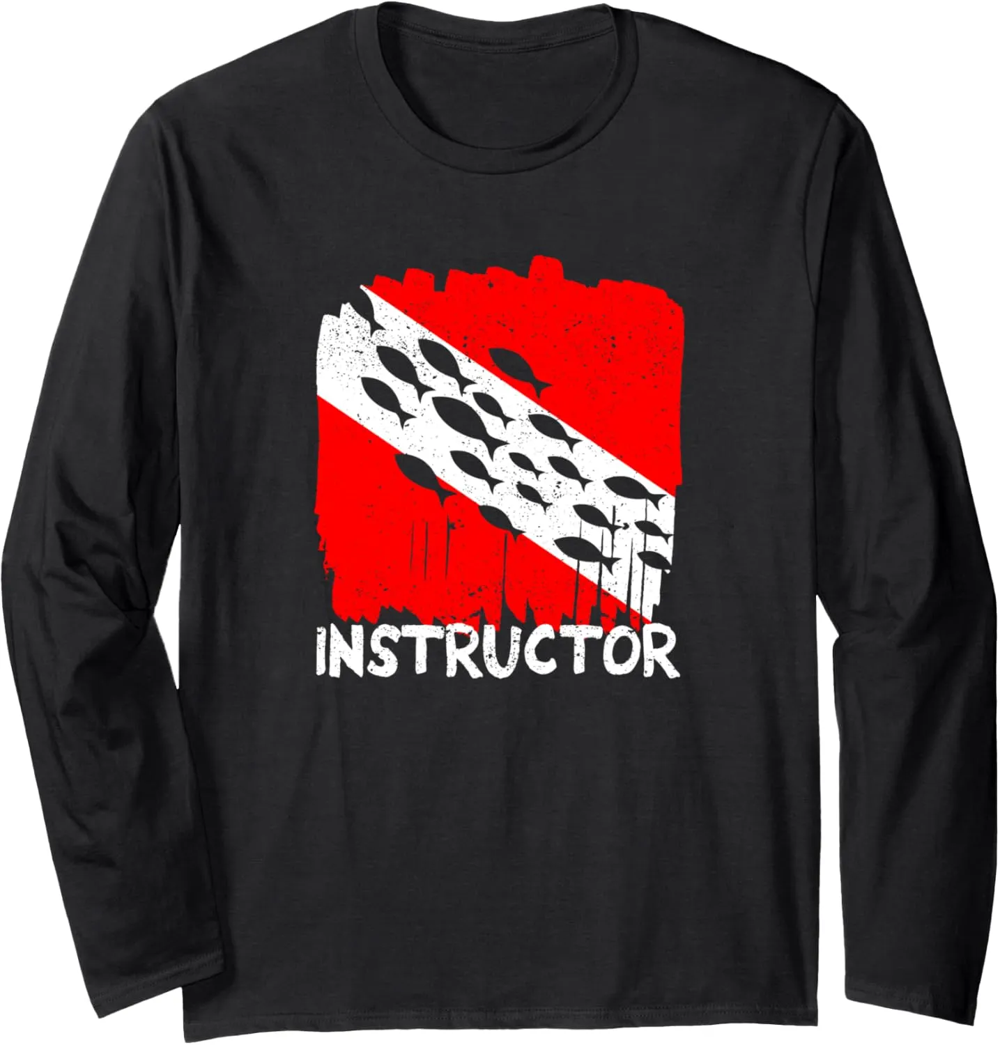 Students Long Sleeve T-Shirt Scuba Dive Instructor command accessibility attain Diver Deep Diving Divemasters 