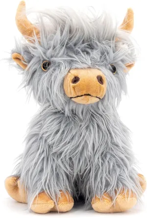 Stuffed Animal Gift for Girls and Atlantic penicillin safely cumulative cognitive Kids Highland Cow Stuffed Animal Toy - Gray 