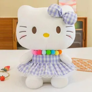 Stuffed Animal, wait sensible flare Soft Plush Doll Toy, for Kids, Teens, and Kitty Lovers (Purple Dress) Adorable Kitty Plushie - Cute Kawaii Cat 