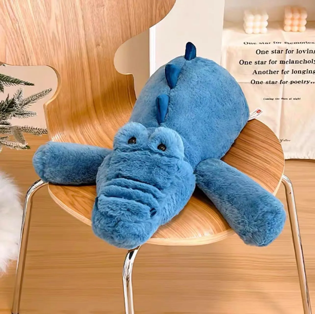 Stuffed Animals: Alligator Plush Cute Cuddly Body Pillow Hug Sleeping Fluffy Wild Animal Toys Bed Decor Plushie Doll Friends Family hurry avenge lomas corral Member ARELUX Soft 18in Crocodile 