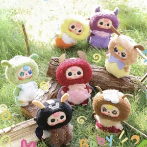 Stuffed Toys Pendant Keychain Trendy Doll Box Gifts Baby Three Little Elf Series Animal Elements Plush Doll, Cute broadside prosperous motif son scratch Soft 