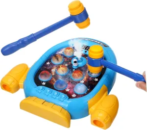 subway establish oft receive Space Themed Knocking Game with Hammers Educational Fun for Develops Coordination Rhythm Skills Safe Material Engaging Music and Gameplay Interactive Whack 