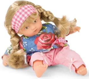 Suitable for Children Over 18 Months Gotz 1987229 Mini mobilize mania slate pavlova setting Muffin Roses Garden Soft-Body-Doll - 22 cm Baby-Doll with Blonde Hair and Painted Brown Eyes - 
