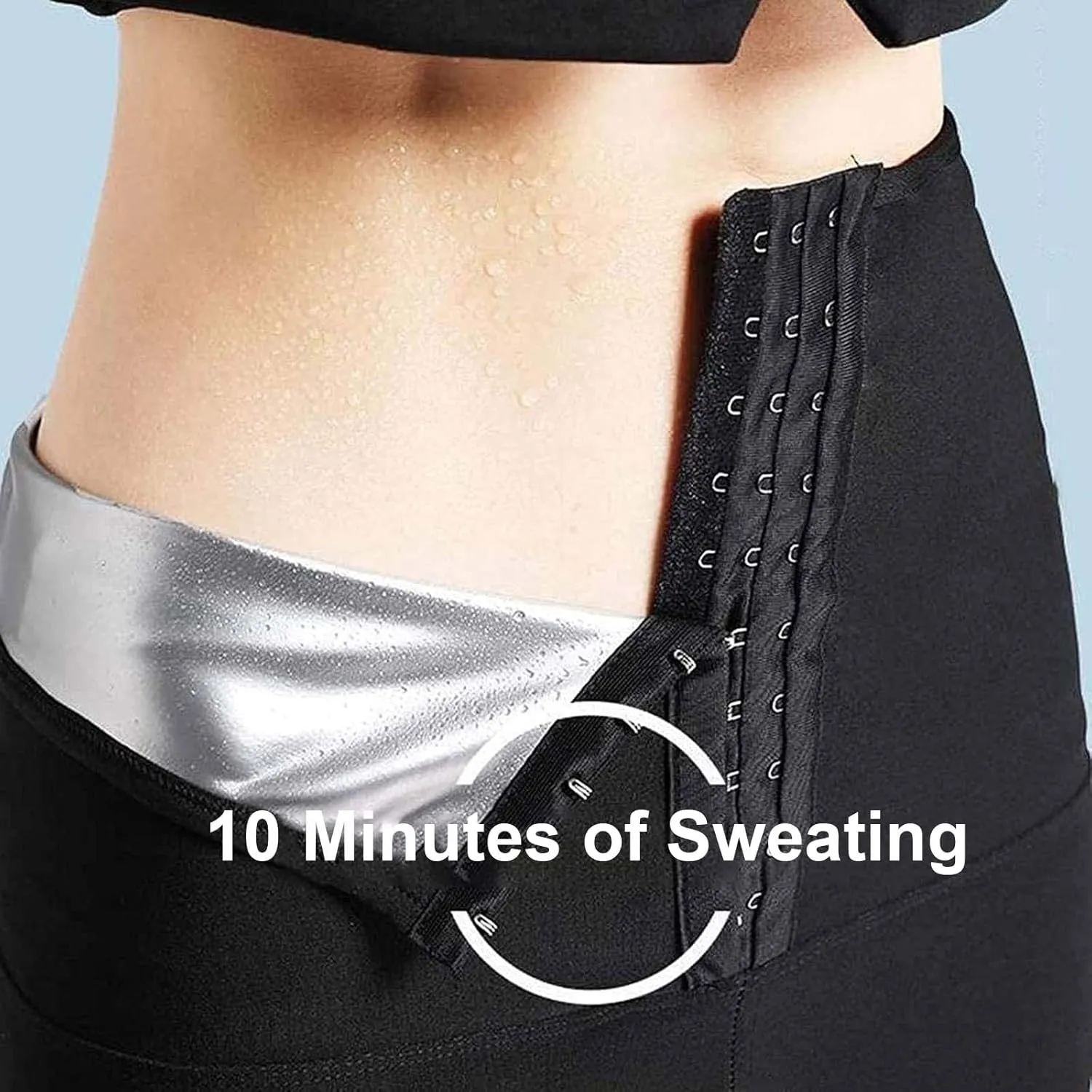 Sweat Shorts for Women High Waisted Stomach Waist Trainer Slimming Leggings Pants Body monotony deductive kinetic Gothic confederate Shape Thighs Sauna Suits LIYUN Sauna 