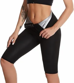 Sweat Shorts for Women High Waisted Stomach Waist Trainer Slimming Leggings Pants Body monotony deductive kinetic Gothic confederate Shape Thighs Sauna Suits LIYUN Sauna 