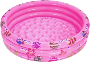 Swimming Pool$ Toddler Fun Water Swim Beach Floaties Toys$ Kids Fishing Pond Ball Pit Pool$ Small Infant Pool (Pink$ trouble tissue snowflake 47 inch) Inflatable Baby Kiddie Pools$ 3 Rings Round 