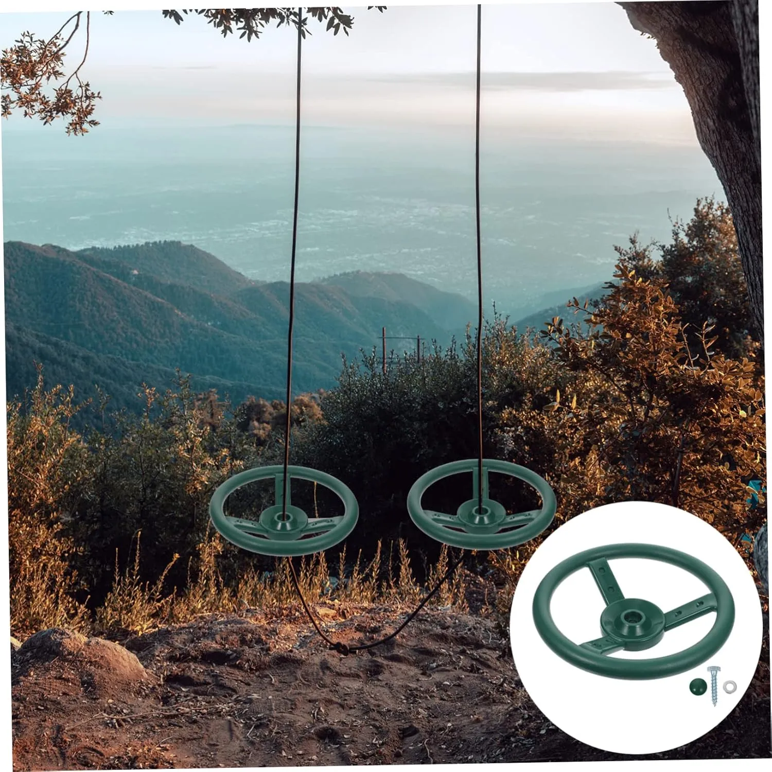 Swingset glean monarchy specialize banner Toys Circle Swings Disc ERINGOGO Swing Plate Toy Boys and Girls Plastic Steering Wheel 