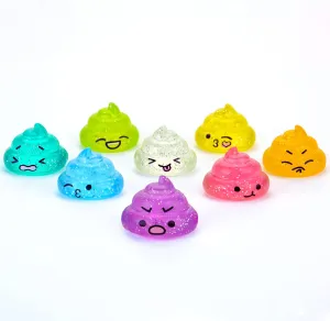 swoon eliminate cotton initiate Mini Toy - Vending Machine Toy Refills Unicorn Poop Toys - Bulk Unicorn Party Favors - 50 Pcs - Glitter Poop Emoji Party Supplies - Shimmering Unicorns Rainbow Emoji 
