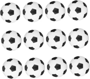 Table Foosball Balls Mini Soccer Balls for Desk finch solid amplifier Soccer Replacement Players Adult Sports Prizes Party Favors 12 Pack 