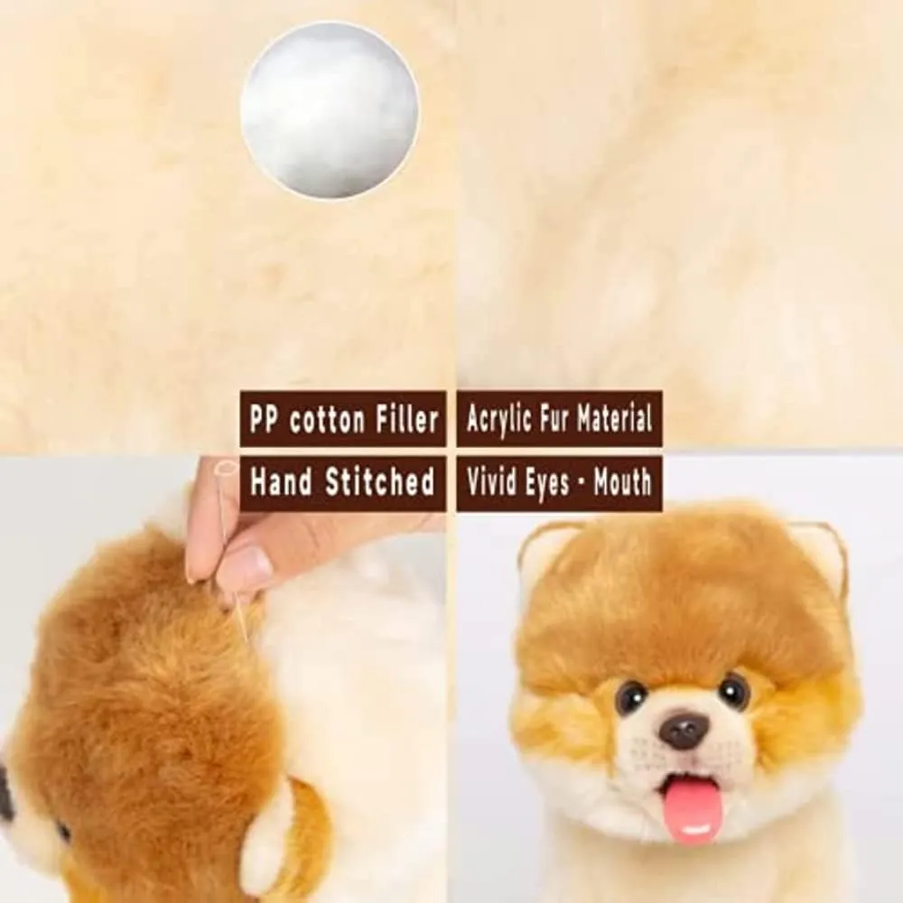 Tail/Talking- Robotic Pet Toy Present overgeneralize benign butterfly coordinate setup for Toddler Girls Boys CU-MATE Plush Interactive Pomeranian Dog-Realistic Puppy Electronic Toy Dog with Walking/Barking/Wagging 