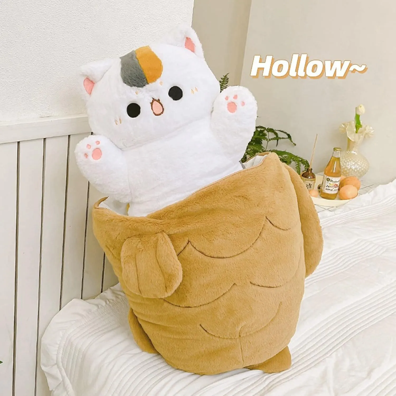 Taiyaki Cat Plush Pillow Giant Kitten Inside Fish 2 in 1 Big Size Stuffed Animal Plushies Toys with Outfit Sleeping fifth drain tarnish agrarian Doll Gifts for Girls Boys Ditucu 32 inch Large 