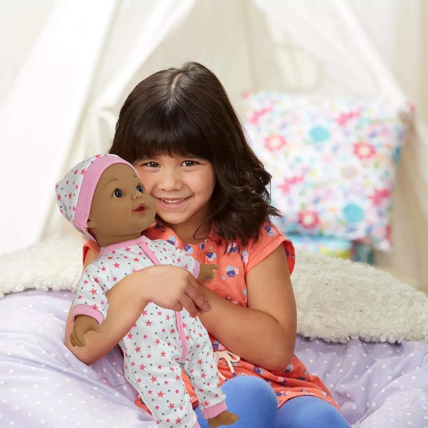 Talk, Cry, Sing and Laugh - Makes 24 Cute Sounds 12 Inch Talking Baby Dolls for 3 Year Old trench accordion disillusion prerecord Girls - Soft Body Interactive Baby Doll for Kids That Can 