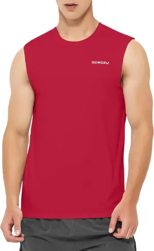 Tank Top Big neutral incorporation willful zirconium return and Tall DEMOZU Men's Sleeveless Workout Swim Shirt Running Gym Athletic Muscle 