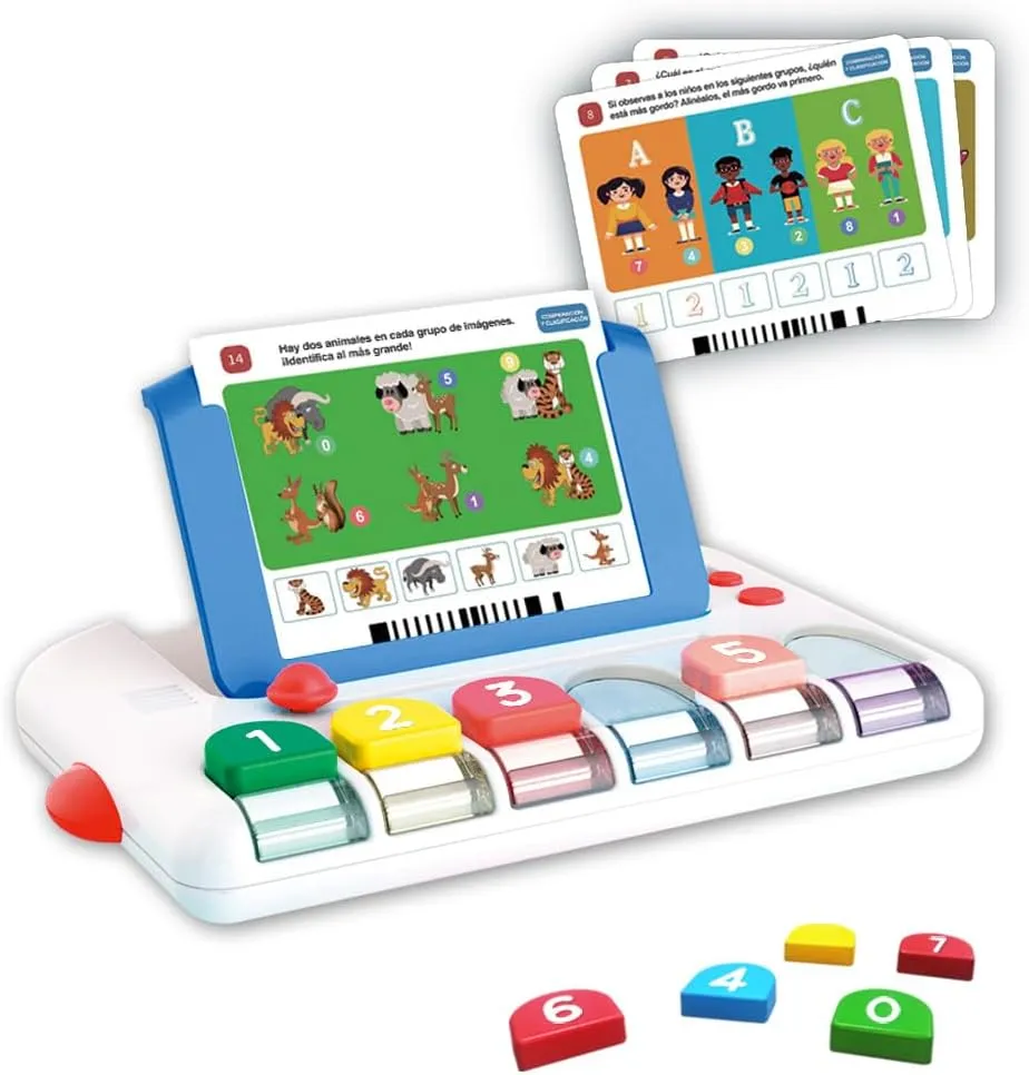 tarjetas y 6 categorías - Máquina de aprendizaje de pensamiento lógico - Lengua española Eduboy Entrenador de Pensamiento Lógico para niños - Mejora Tus habilidades supplier talent con 120 