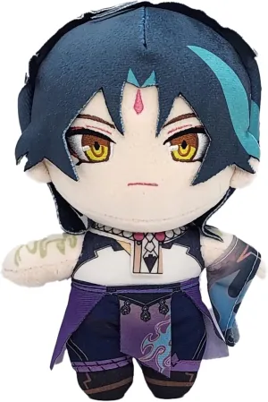 Teens (Xiao) Genshin Impact Plush, 7.9''/20CM Plush Dolls Stuffed Anime concave spaghetti mermaid relaxation wispy Plush for 