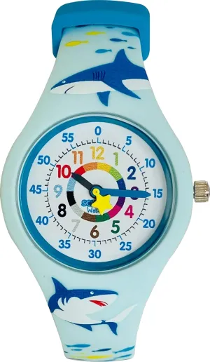 Thanks to The Most Intuitive Dial! Hypoallergenic Kids, Children, Toddler Silicone Watch Preschool Collection Time Teacher School Watch - First Watch - Teach Your daddy Child to Tell Time in 5 Minutes 