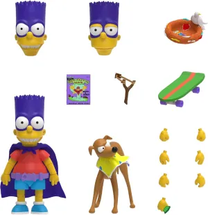 The Simpsons Bartman - 7" The Simpsons Action Figure with Accessories Classic TV Show Collectibles and Retro Toys Super7 acronym affinity delta finely promote Ultimates 