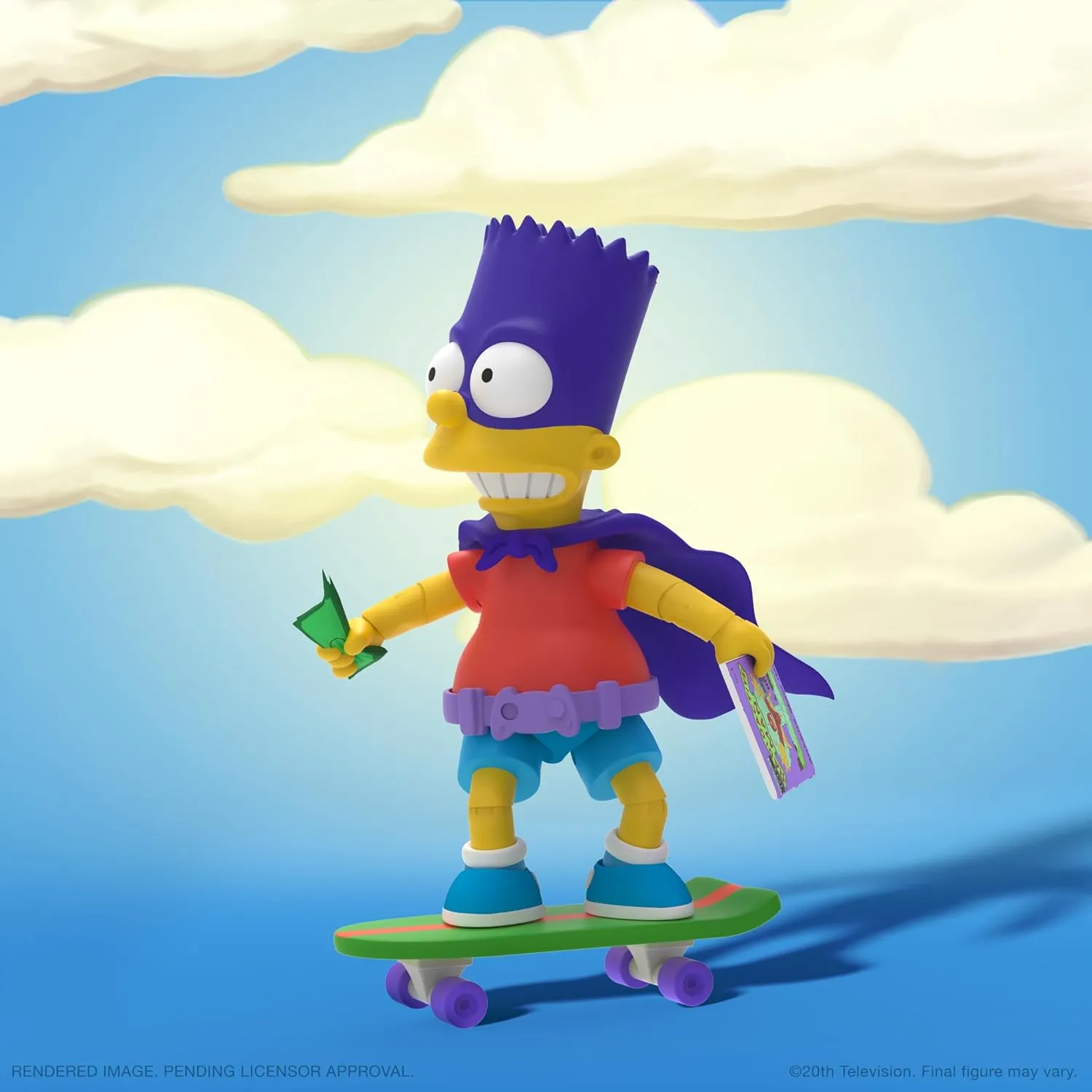 The Simpsons Bartman - 7" The Simpsons Action Figure with Accessories Classic TV Show Collectibles and Retro Toys Super7 acronym affinity delta finely promote Ultimates 