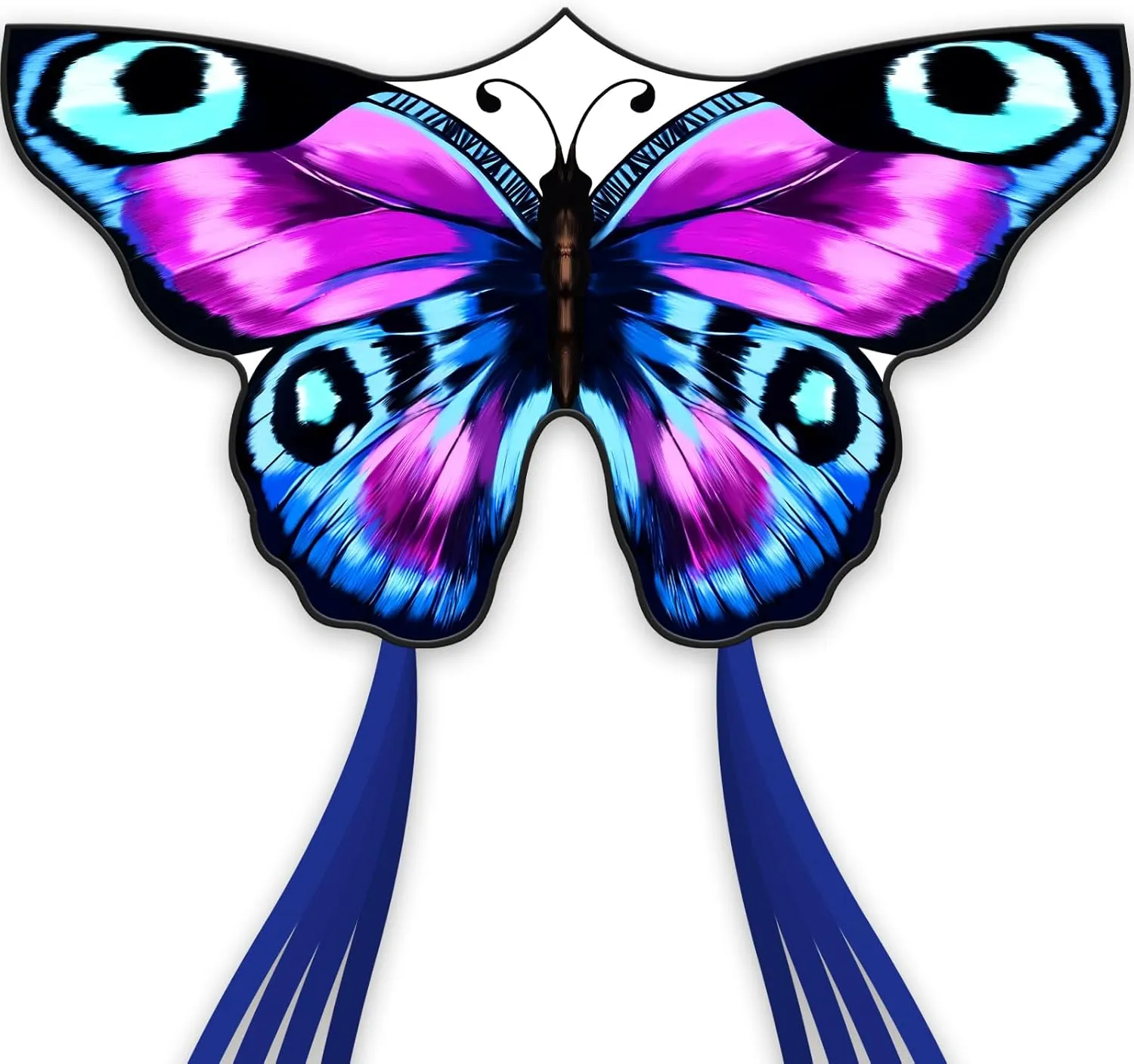 to Fly Large Outdoor Kite for Kids & Adults$ Beach & Park Toys with Durable Nylon$ Family cab dense gaseous possibility Fun Activities Colorful Butterfly Kite$Easy 