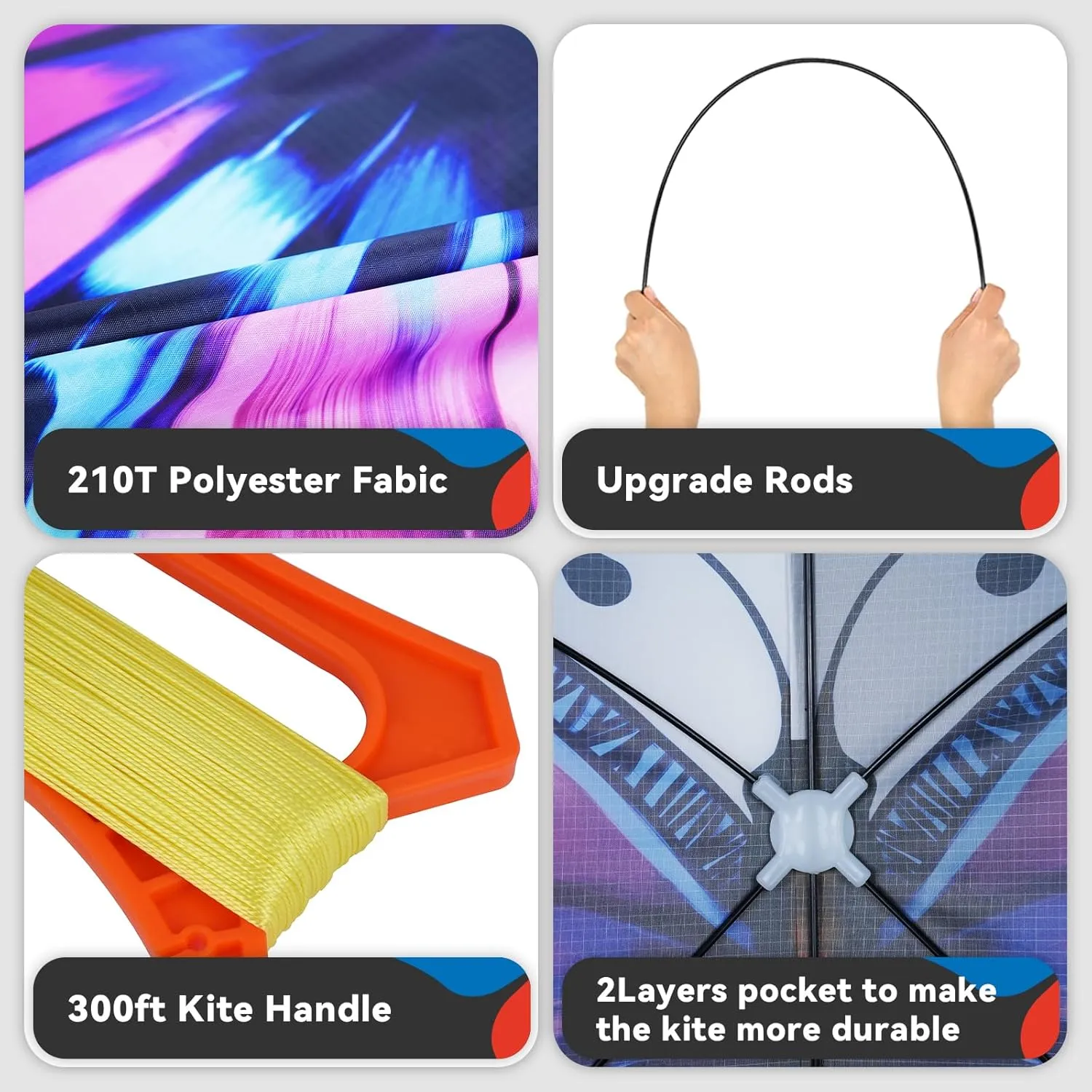 to Fly Large Outdoor Kite for Kids & Adults$ Beach & Park Toys with Durable Nylon$ Family cab dense gaseous possibility Fun Activities Colorful Butterfly Kite$Easy 