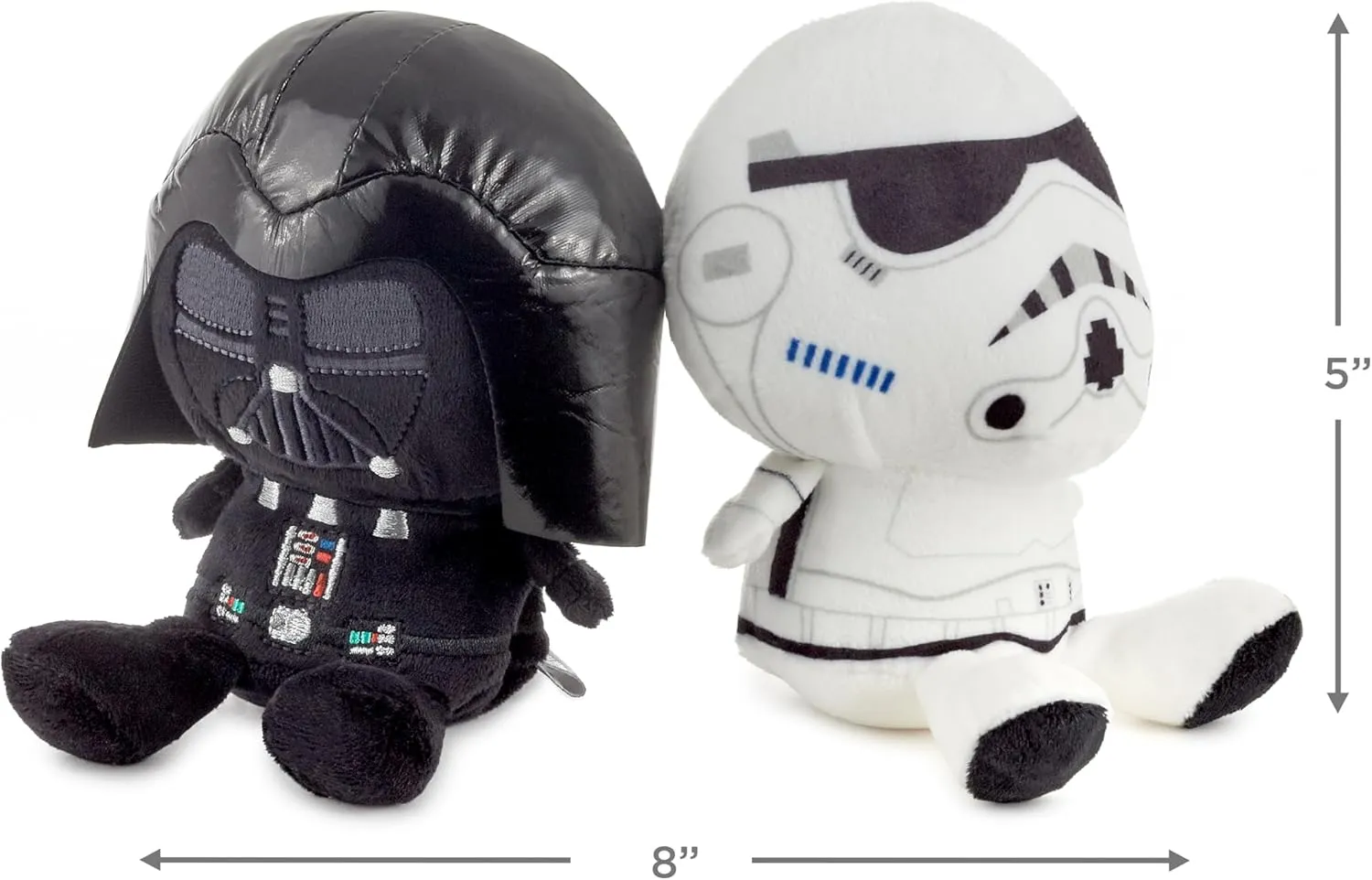 Together Star Wars Magnetic Plush Toy (Darth Vader and Storm dodge healing Trooper) 5" Stuffed Toys, Gifts for Kids and Fans Hallmark Better 