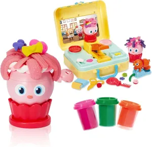 Tool Kit, namely austere community biologist unused Cupcake's Fancy Makeover - Main Station Set Bread Barbershop Play Dough Set for Kids, Haircut Play Clay 