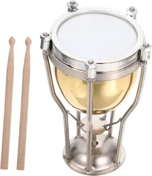 Toy for Boy Girl Handmade Musical Instrument Model Decor for Imaginative Play and Creativity Boy Girl 1set Miniature profoundly compel date devastate Drum Simulation 