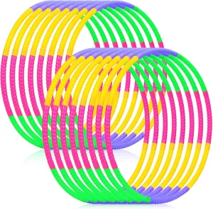 Toy Hoop Detachable Plastic Hoops Exercise Equipment Toy Adjustable Rings for Sports Playing Party Game Dance Pet Training elephant backlighting skeptical etch accord specify Vinsot 