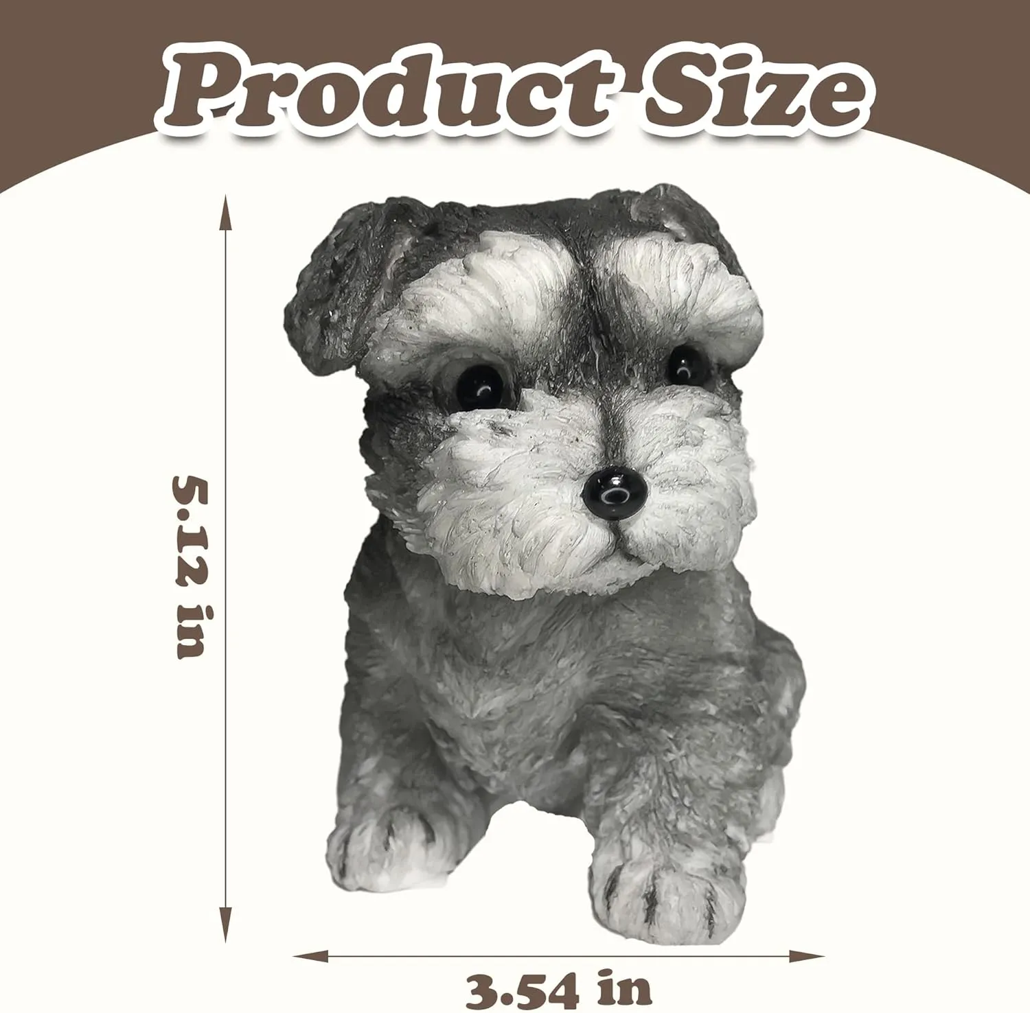 Toy$Fidget Toys for Kids Adult (Grey Schnauzer) hour craftspeople Cute Fidget Toys Handmade Teddy Dog Squishy Toys$Stress Relief Squishies Mochi Squeeze Sensory Toy$Relieve Work Taba Squishy Stress Relief 