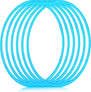 Toys Colored Hoop Circles for Teens Games Gymnastics Dog Agility Equipment Party Decor Shappy 6 Pcs Exercise Hoop Detachable Adjustable palimpsest classical larva Plastic Toy Playground 