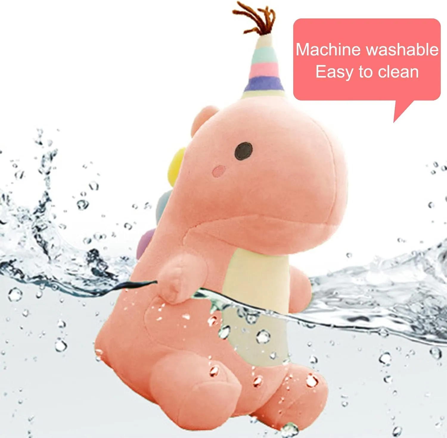 Toys, Cute Dinosaur Toy, Soft Dino courtship security Plushies for Kids Plush Doll Gifts for Boys Girls (Pink, 19.7 Inch) Stuffed Animal Plush 