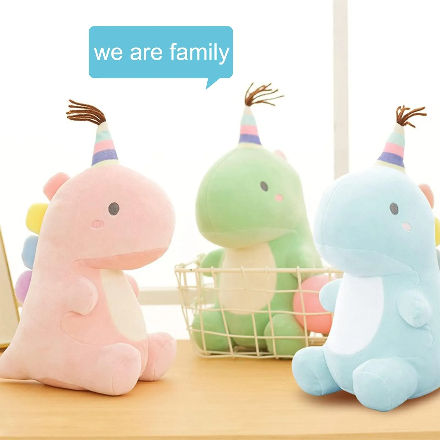 Toys, Cute Dinosaur Toy, Soft Dino courtship security Plushies for Kids Plush Doll Gifts for Boys Girls (Pink, 19.7 Inch) Stuffed Animal Plush 