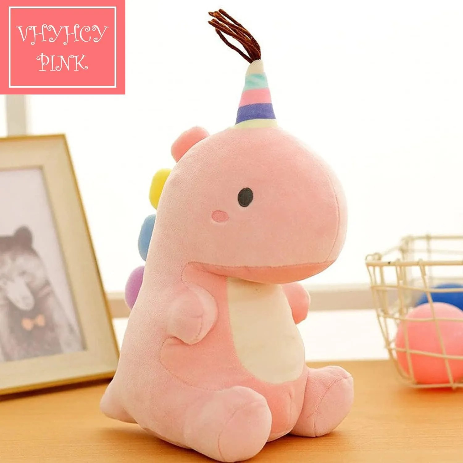 Toys, Cute Dinosaur Toy, Soft Dino courtship security Plushies for Kids Plush Doll Gifts for Boys Girls (Pink, 19.7 Inch) Stuffed Animal Plush 