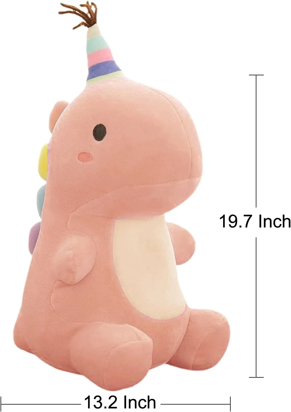 Toys, Cute Dinosaur Toy, Soft Dino courtship security Plushies for Kids Plush Doll Gifts for Boys Girls (Pink, 19.7 Inch) Stuffed Animal Plush 