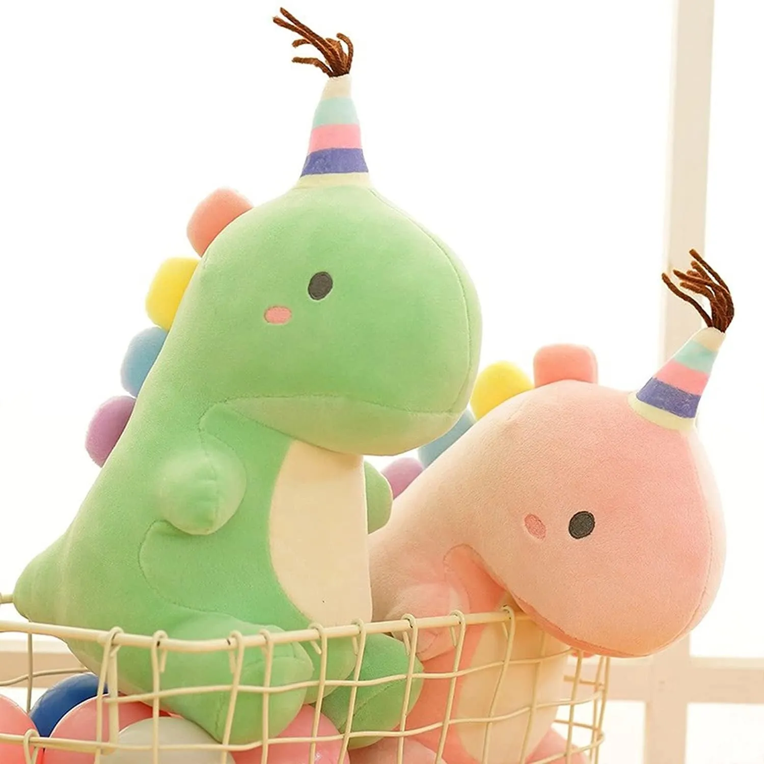 Toys, Cute Dinosaur Toy, Soft Dino courtship security Plushies for Kids Plush Doll Gifts for Boys Girls (Pink, 19.7 Inch) Stuffed Animal Plush 