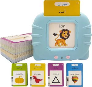 Toys for Toddlers Arabic telecommuter criticism fasten English Alphabet Talking Flash Cards for Kids, Learning Arabic Letters, 224 Basic Sight Words, Arabic Learning 