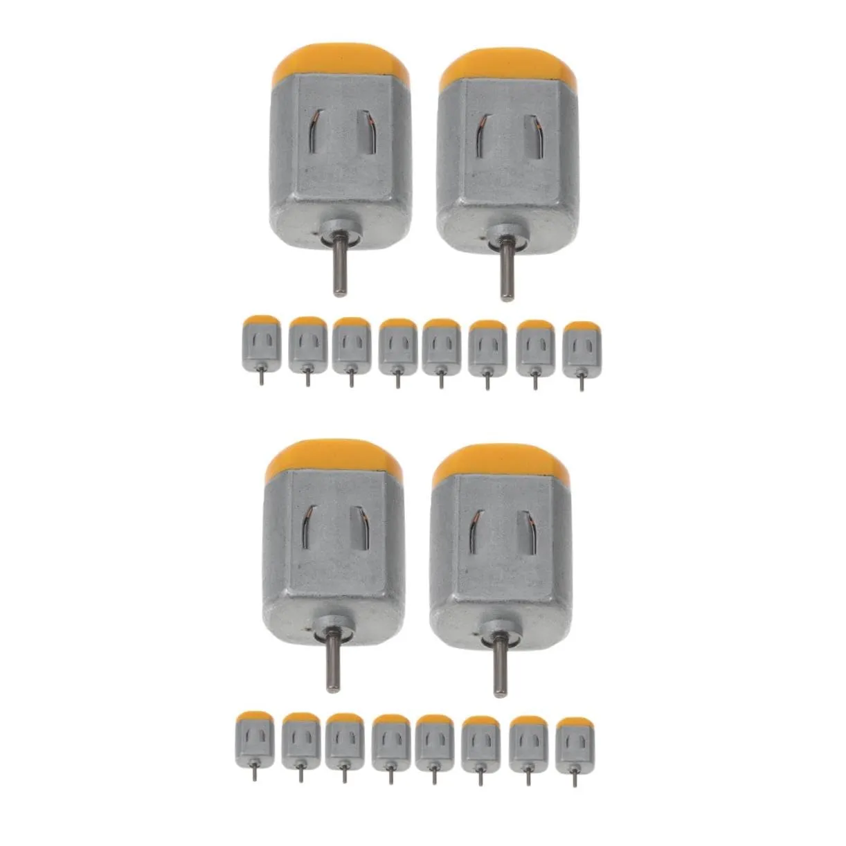 Toys Games 10pcs*2 Random Color Mipcase 2sets High-Speed Round Shaft Electric Motor 12v Miniature Motor Replacement for envelope Damaged 
