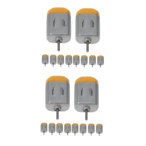 Toys Games 10pcs*2 Random Color Mipcase 2sets High-Speed Round Shaft Electric Motor 12v Miniature Motor Replacement for envelope Damaged 