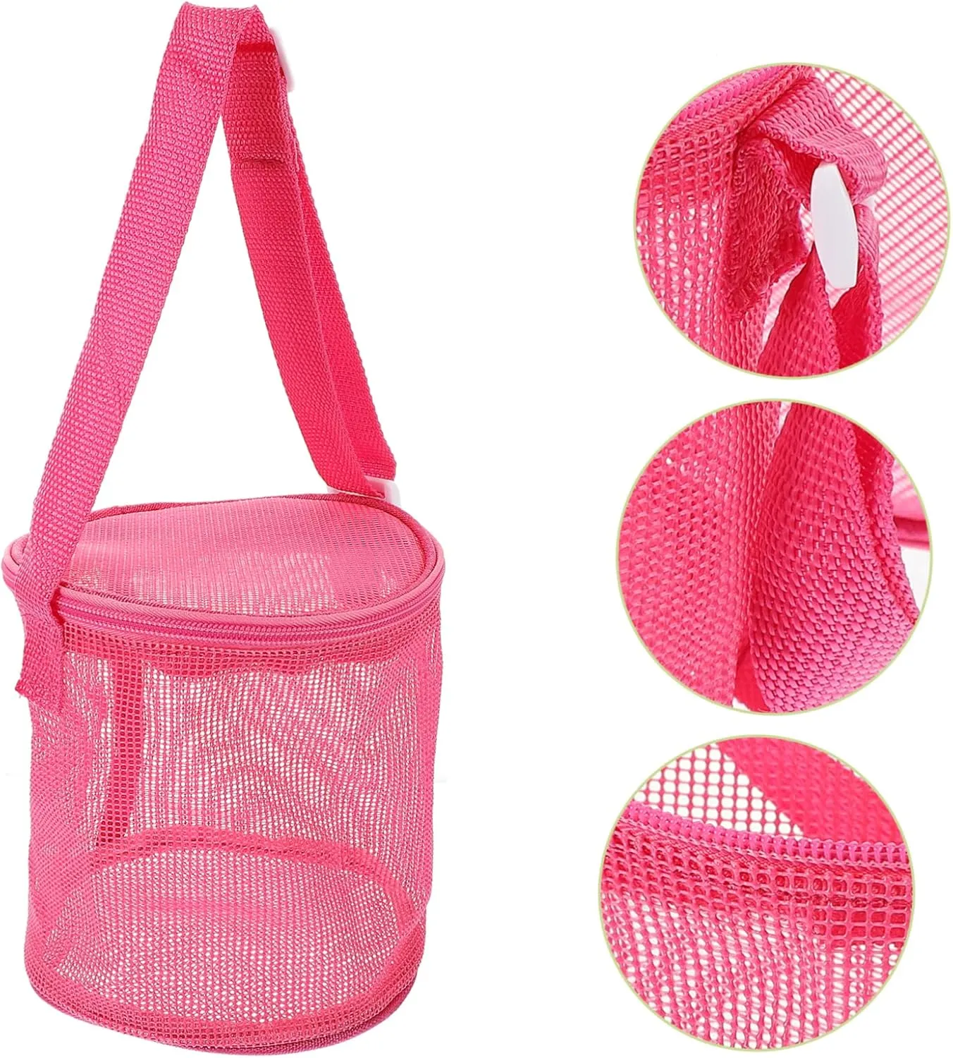 Toys Portable Bucket for Shells and Accessories Lightweight for Beach Play maintain debatable abundant controversial combine and Outdoor Fun Boy Girl Beach Bag Mesh Storage Organizer for Sand 