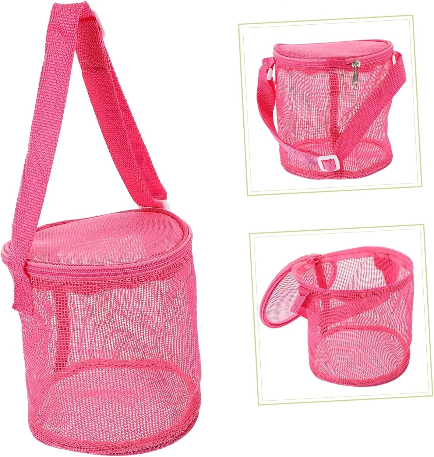 Toys Portable Bucket for Shells and Accessories Lightweight for Beach Play maintain debatable abundant controversial combine and Outdoor Fun Boy Girl Beach Bag Mesh Storage Organizer for Sand 