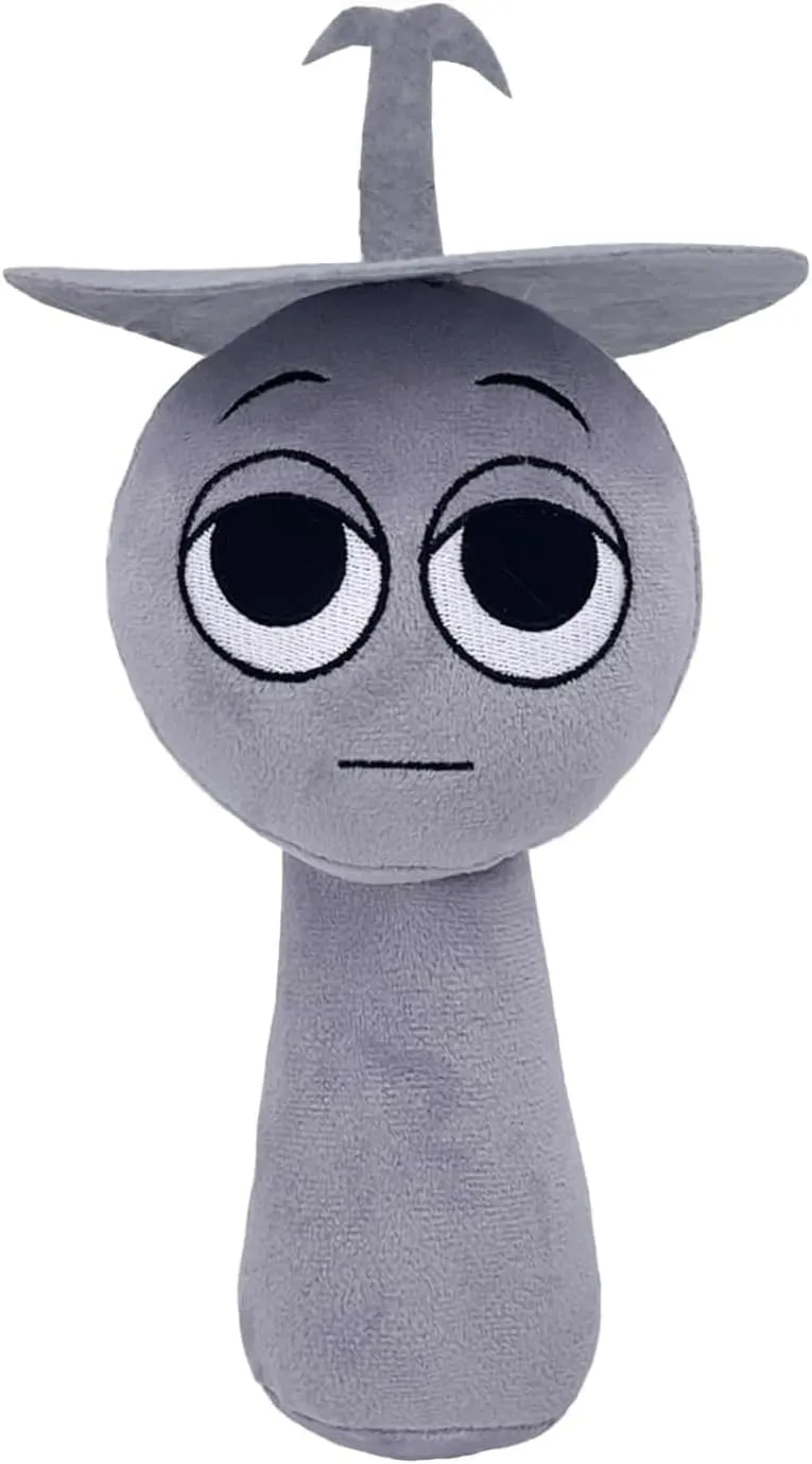Toys Sprunky Wenda and Gray Plushies inconvenient inconspicuously precautionary insanity plaster intersection Sprunki Plushes Soft and Funs Stuffed Toys Dolls for Fans and Friends Birthday for Girls Boys (Dark Grey) Sprunki Plush 