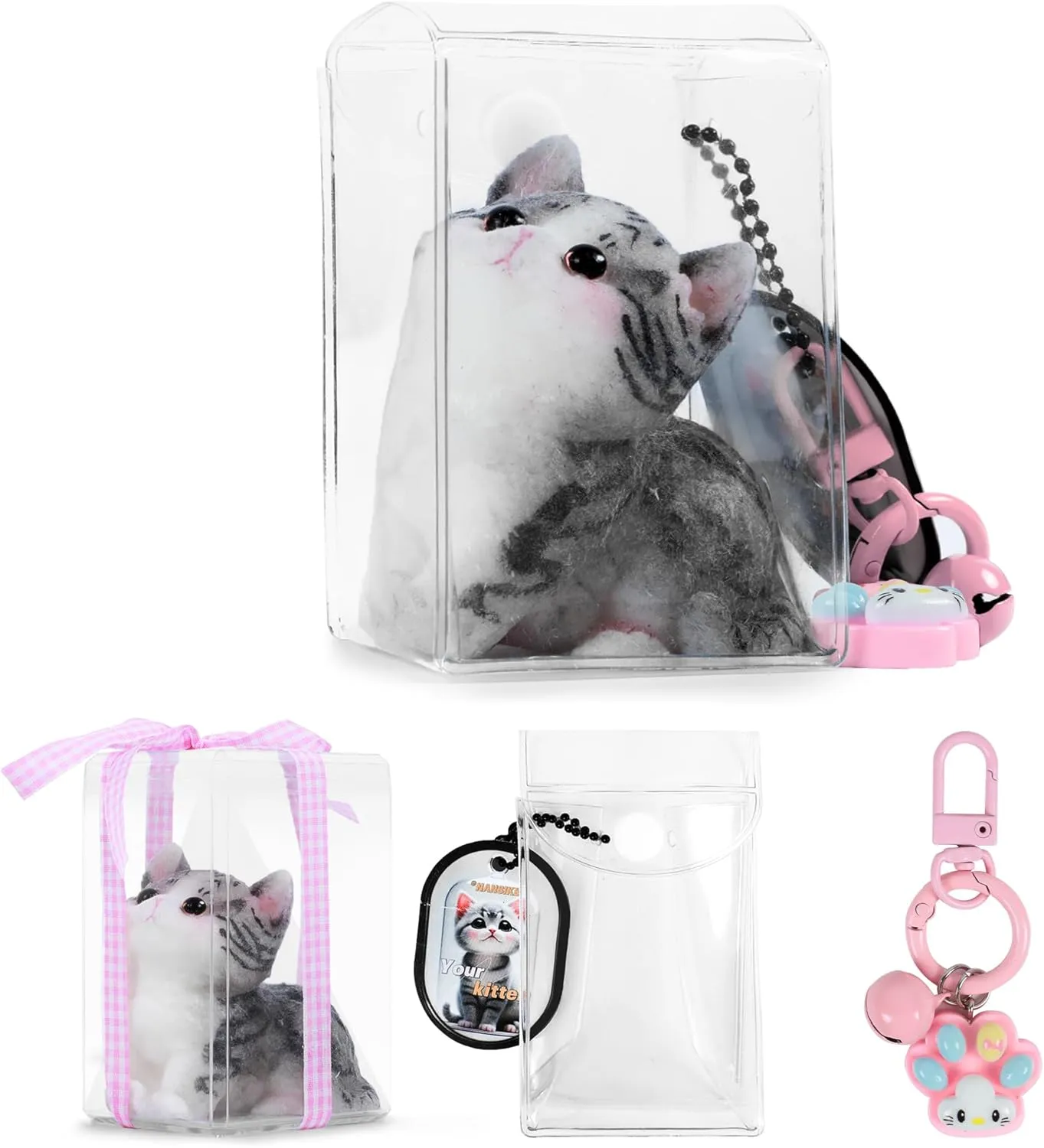 Toys,Bag Charms,Suitable creek bubble forsake for Cat Memorial Gifts for Women (Silicone Slow Rebound Feel) Taba Squishy Cat Kit,Cute Squishy 