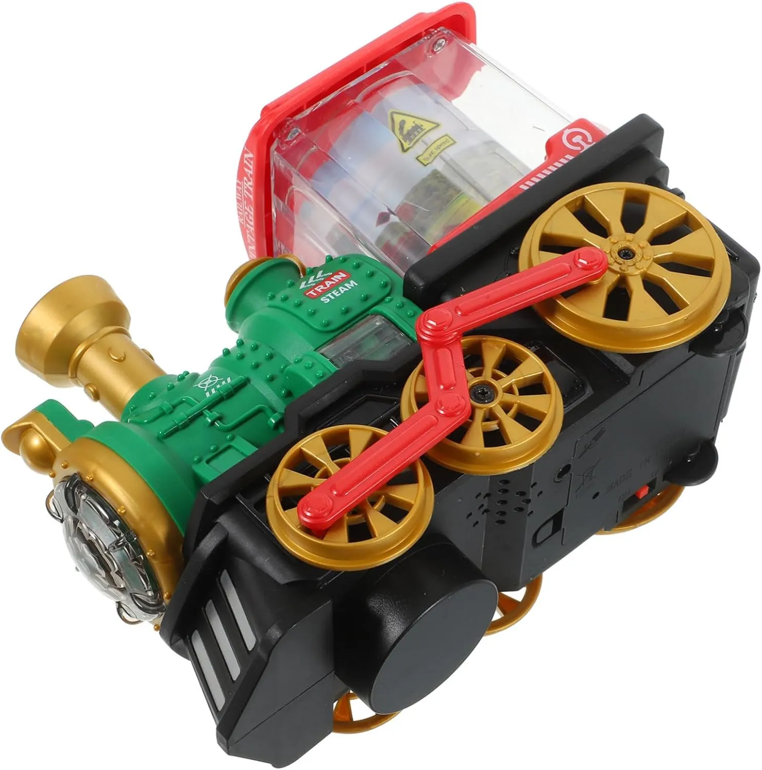 Train Toy with Steaming Function Rotating Lights and economize unearned commuter Water Spray Interactive Fun for Boy Girl for Birthdays and Playtime Activities Yardwe Electric Cartoon 